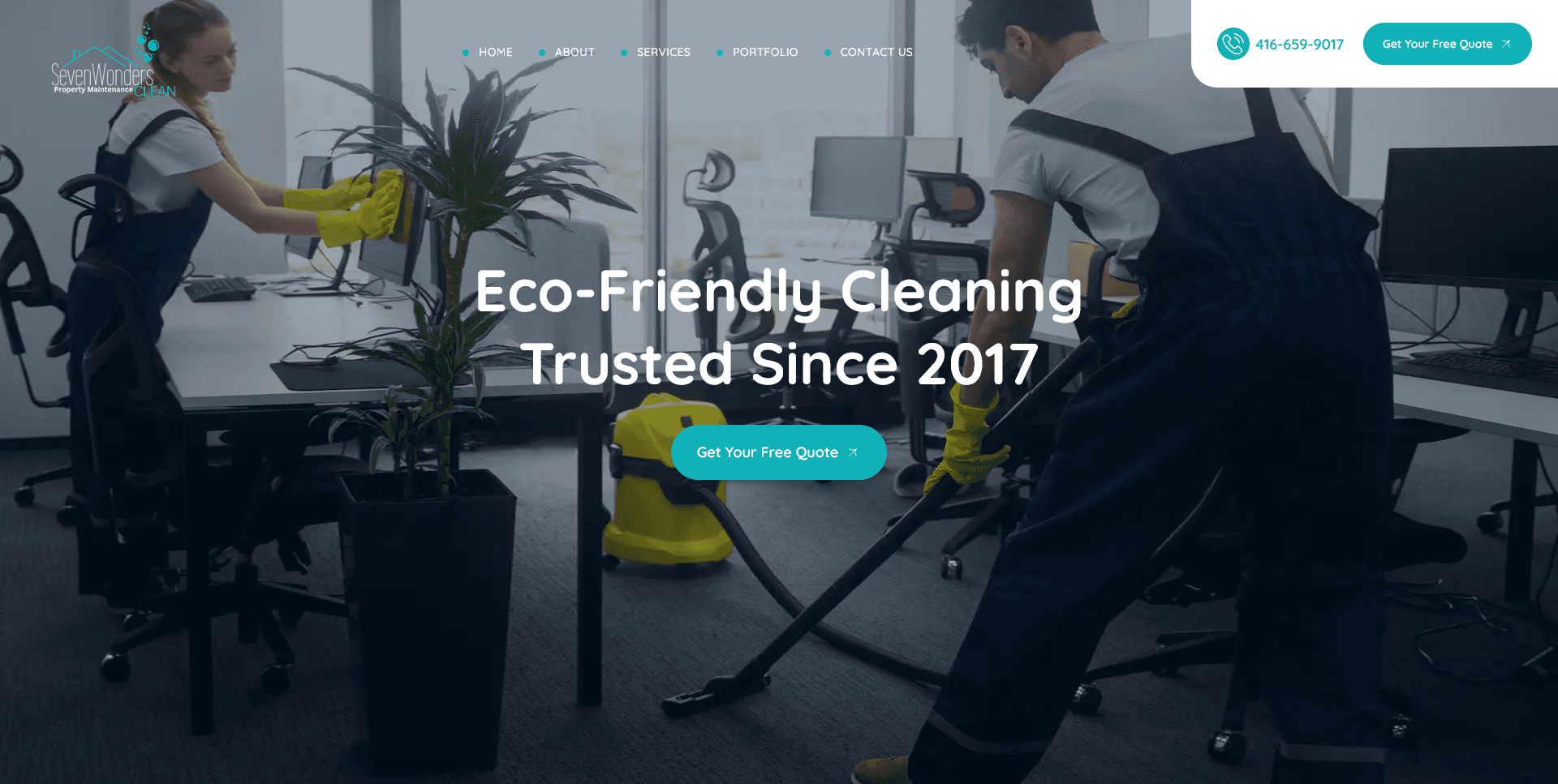Seven Wonders Clean Website preview