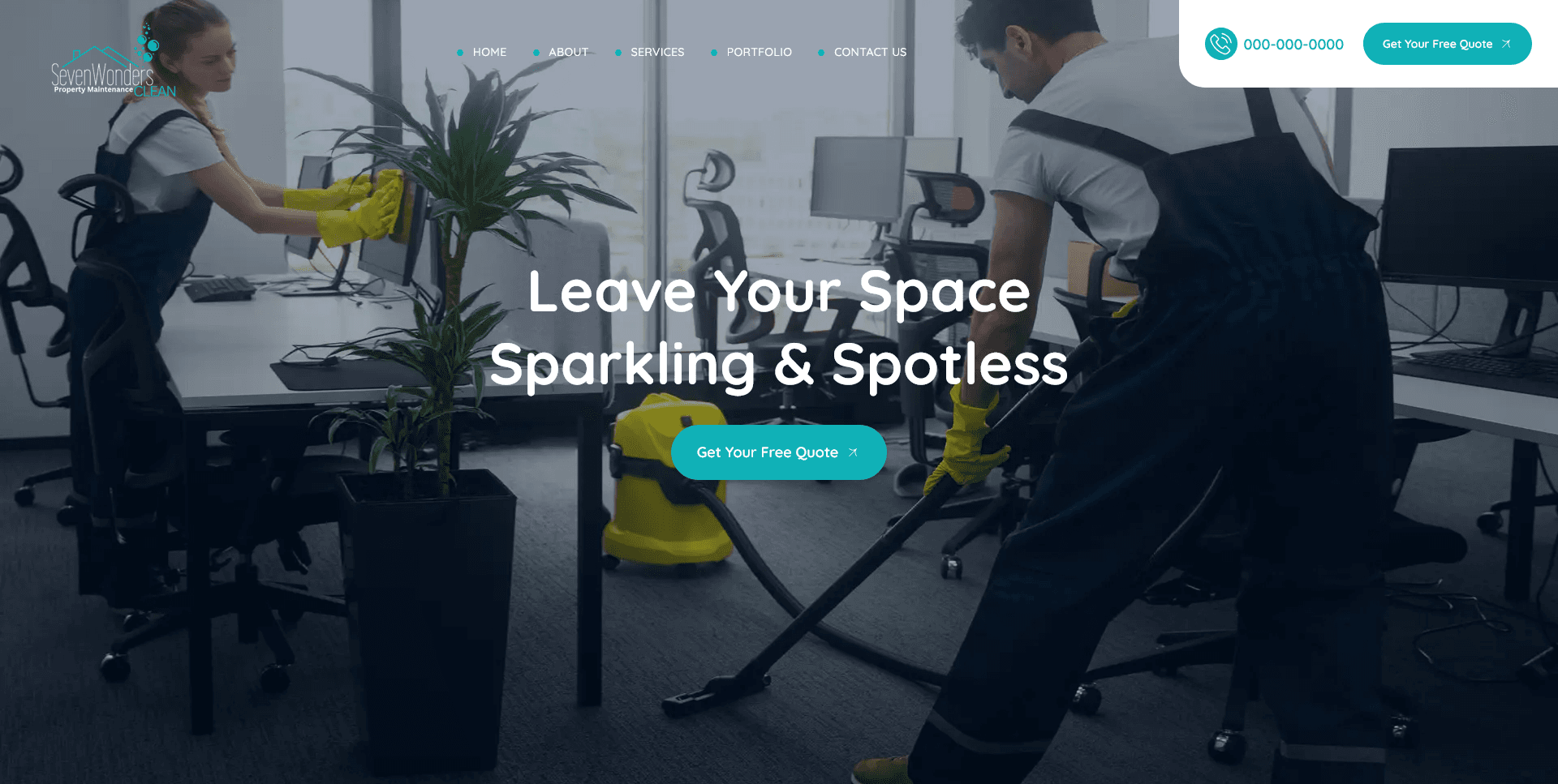 Seven Wonders Clean Website preview